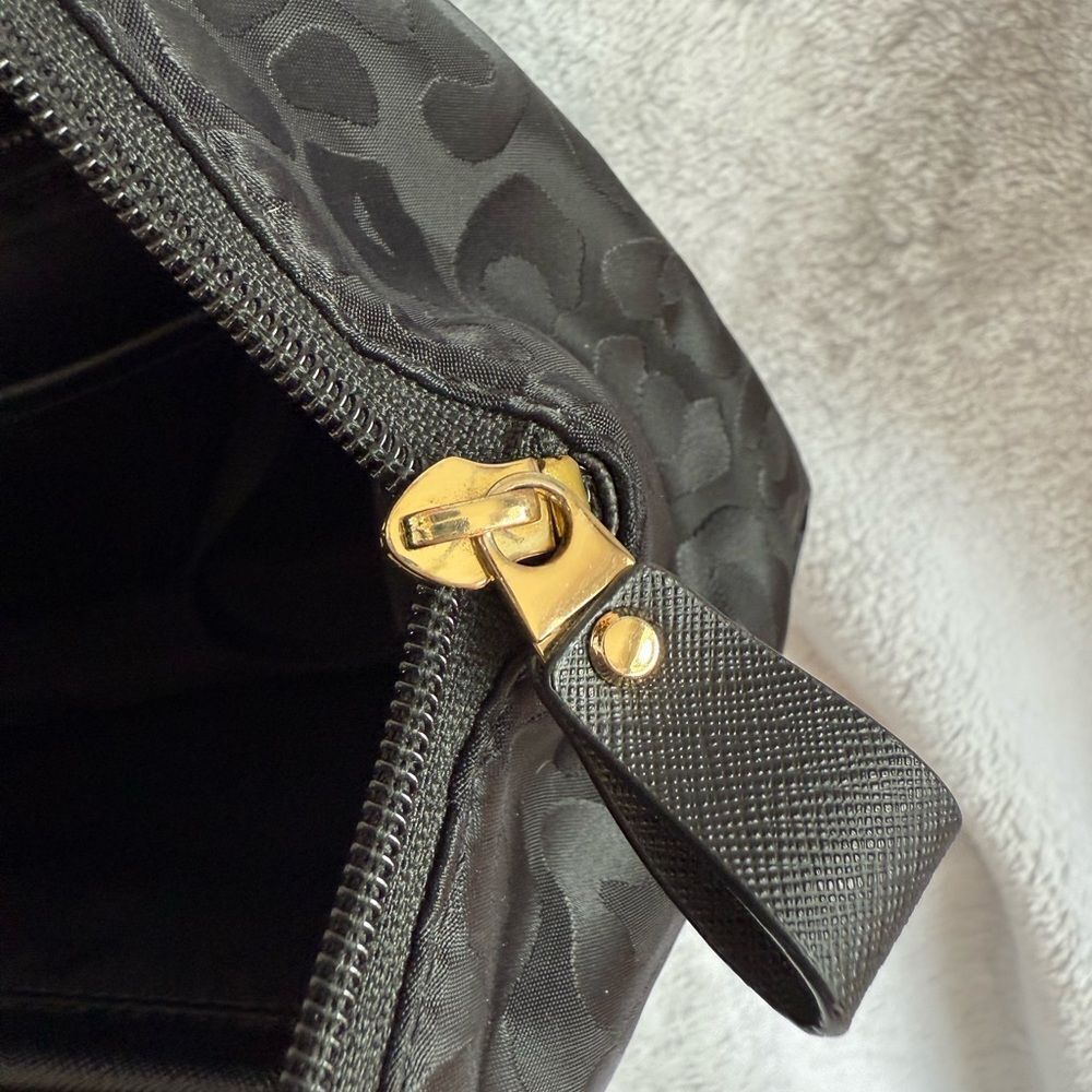 Michael Kors Black Animal Print Tote - Picture 13 of 13